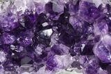 Sparkling Purple Amethyst Crystal Cluster - Uruguay #383258-1